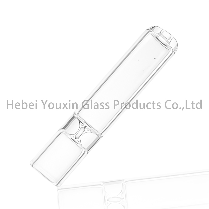 One Hitter Pipe 2mm Thickness Wall Clear Pyrex Borocilicate Glass Pipe