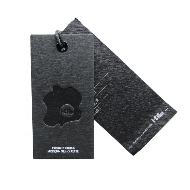 Бирки для одежды с логотипом подвесные