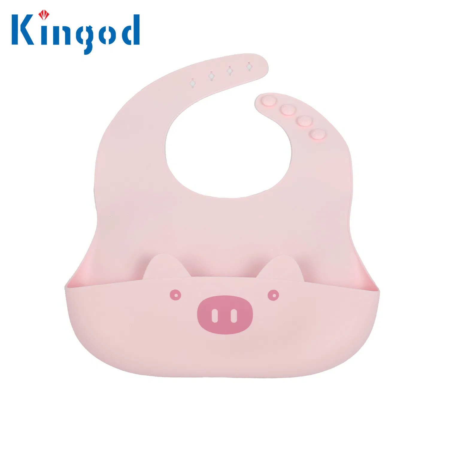High Quality Customize Food Grade Silicone Baby Bibs Easy Wipe Clean