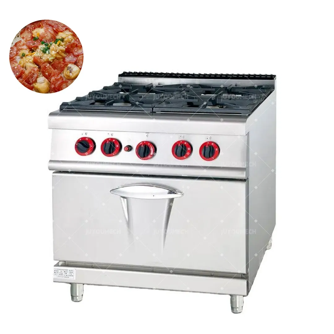 Плита газовая с духовкой для ресторана, 5 конфорок