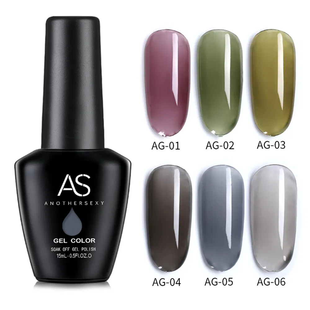Wholesale Private Label Custom Gel Nail Polish UV LED 15ml Soak off Long Lasting UV Gel Nail Polish