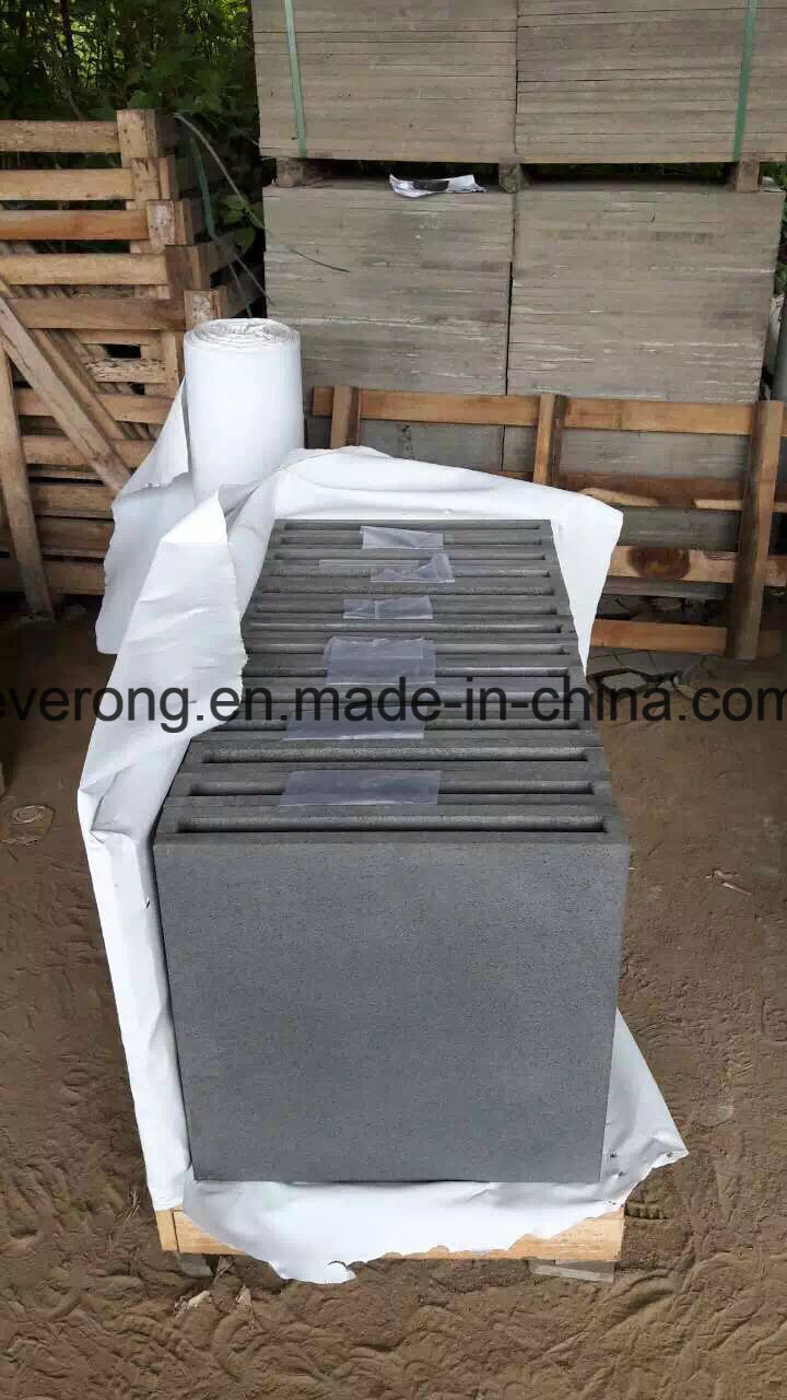 Natural Hannan Black/Grey Basalt Swimming Pool Coping Tile / Border Tile