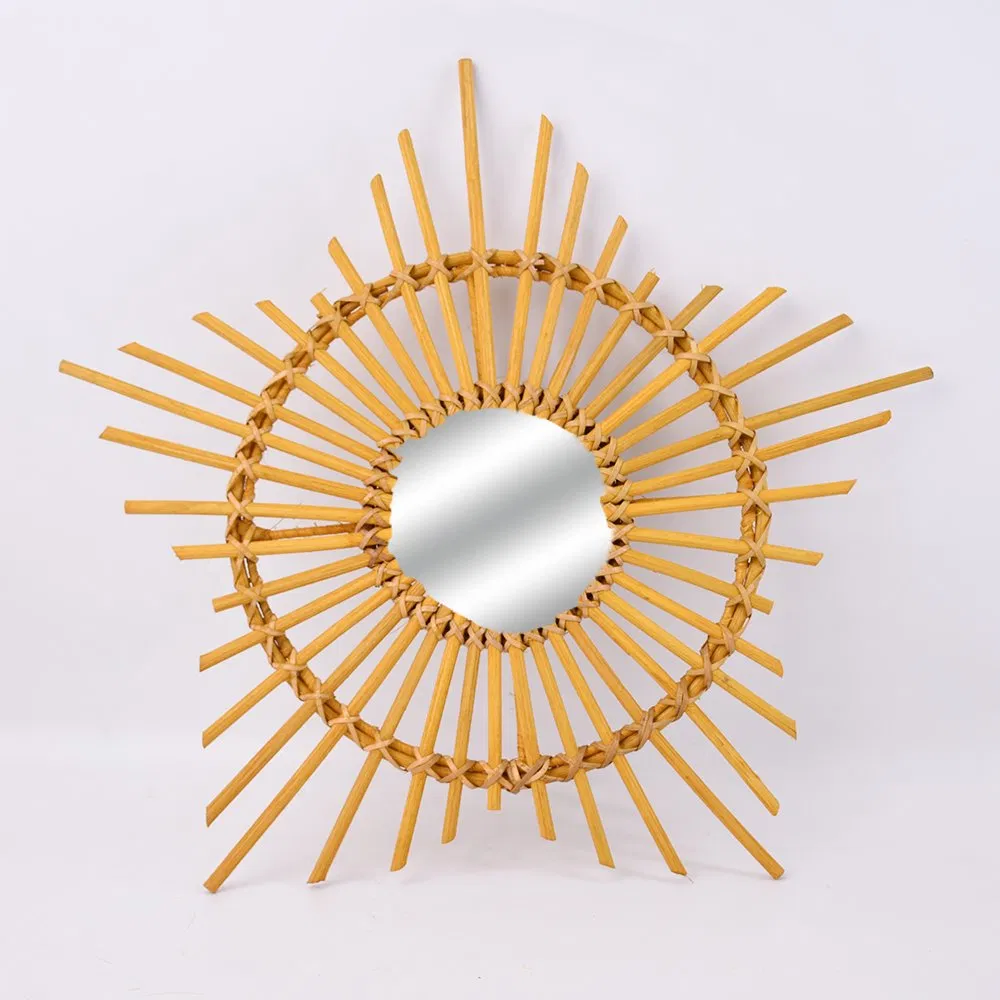 New Fashionable Rattan Mirror Wall Mirror for Wall Decoration