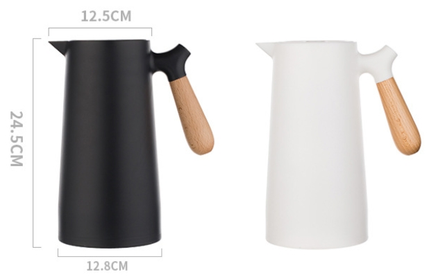 Double Wall Glass Inner PP Shell Heat Preservation Kettle Bottle