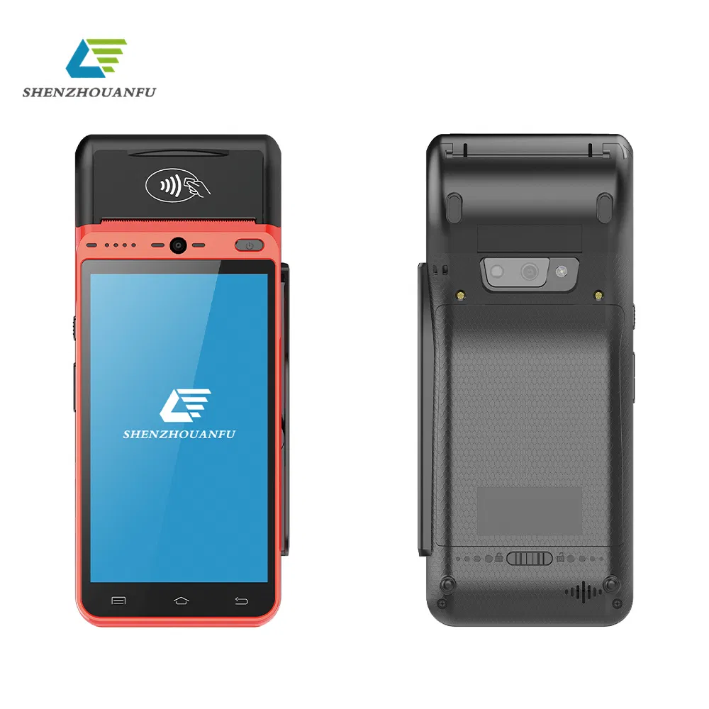 Mobile Handheld Android 10 Touch Screen Online POS Terminal Machine Af930