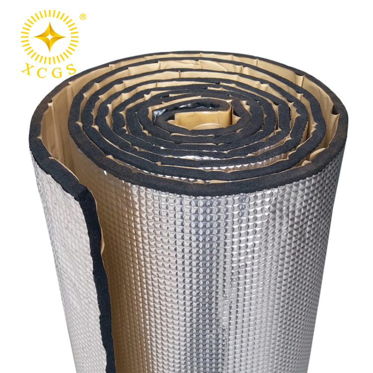 Car Sound Deadening Material Sound Proofing Automotive Insulation Aluminum Foil Heat Shield Mat 3/16" Foam Backing