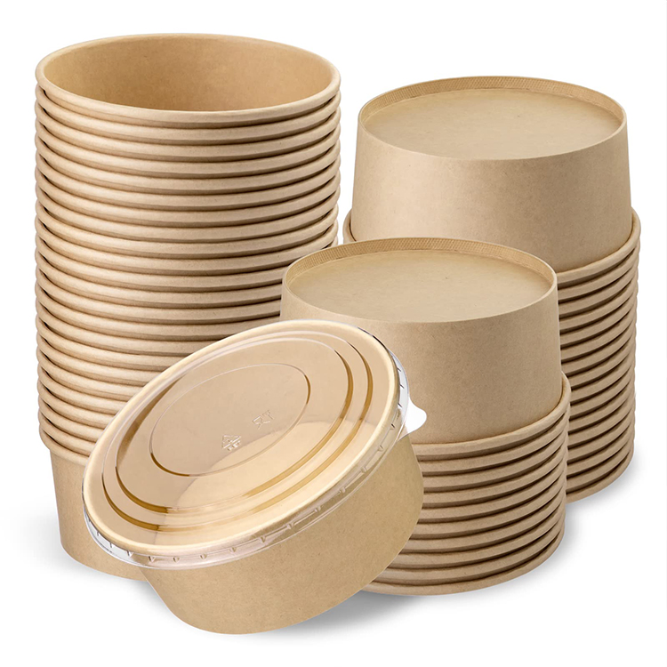 Eco Food Packaging Biodegradable Bagasse Safe Disposable Paper Food Box