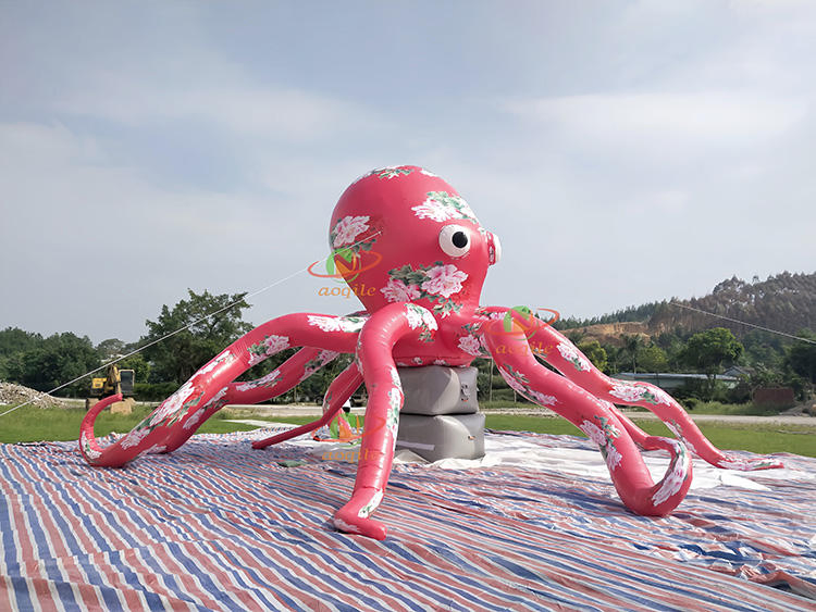Inflatable Architectural Art Hanging Octopus Decoration Inflatable Octopus Model Halloween Decoration