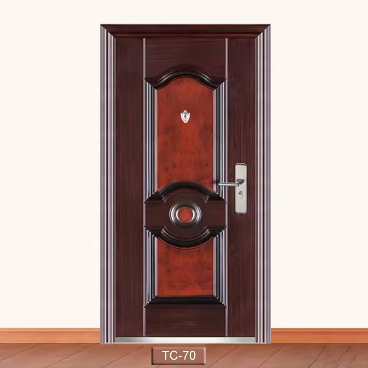 Safehaven Security Steel Door with Bulletproof Glass Panel