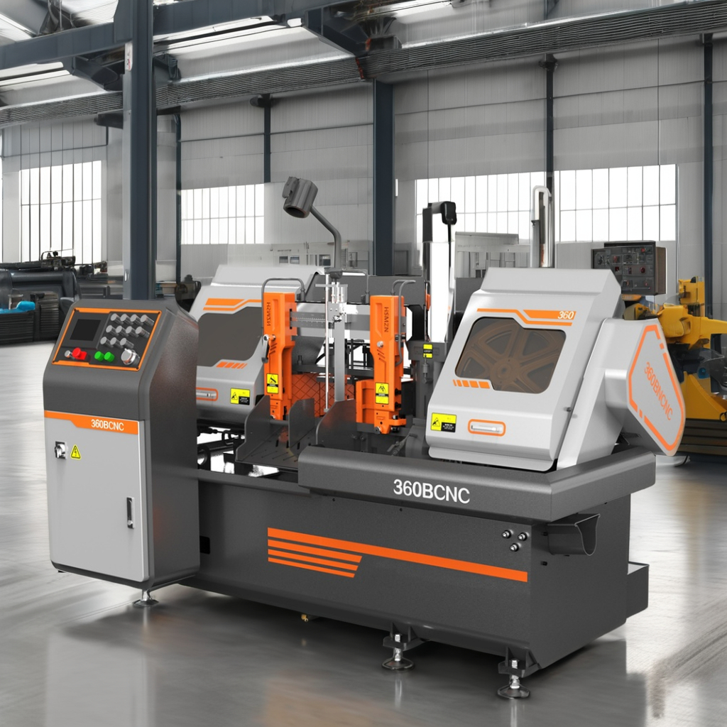 Ленточная пила по металлу автоматическая ЧПУ