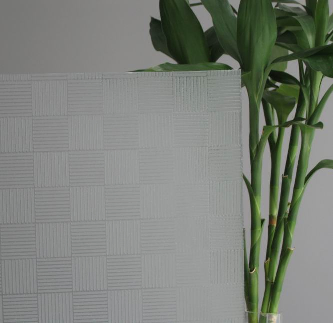 12mm Acid Etched Glass for Decoration/Construction/Bathroom/Commercial Building