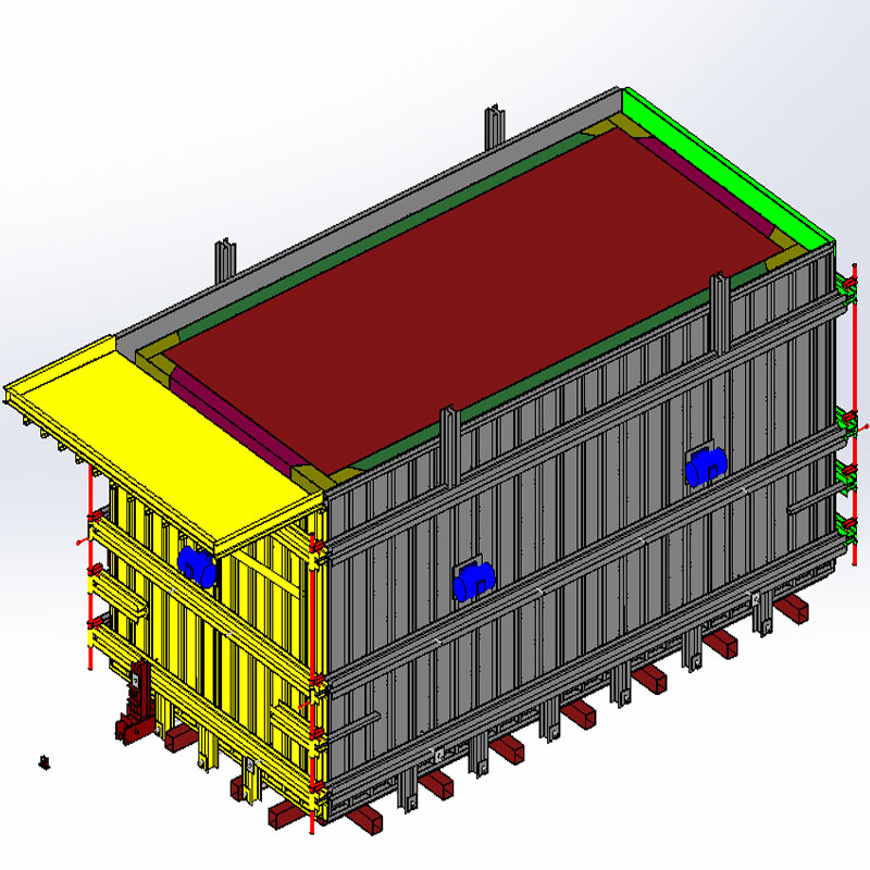 Prefab Modular House Mold, Concrete 3D House Mold