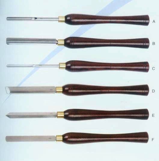 Набор долот для токарного станка по дереву, 8 шт