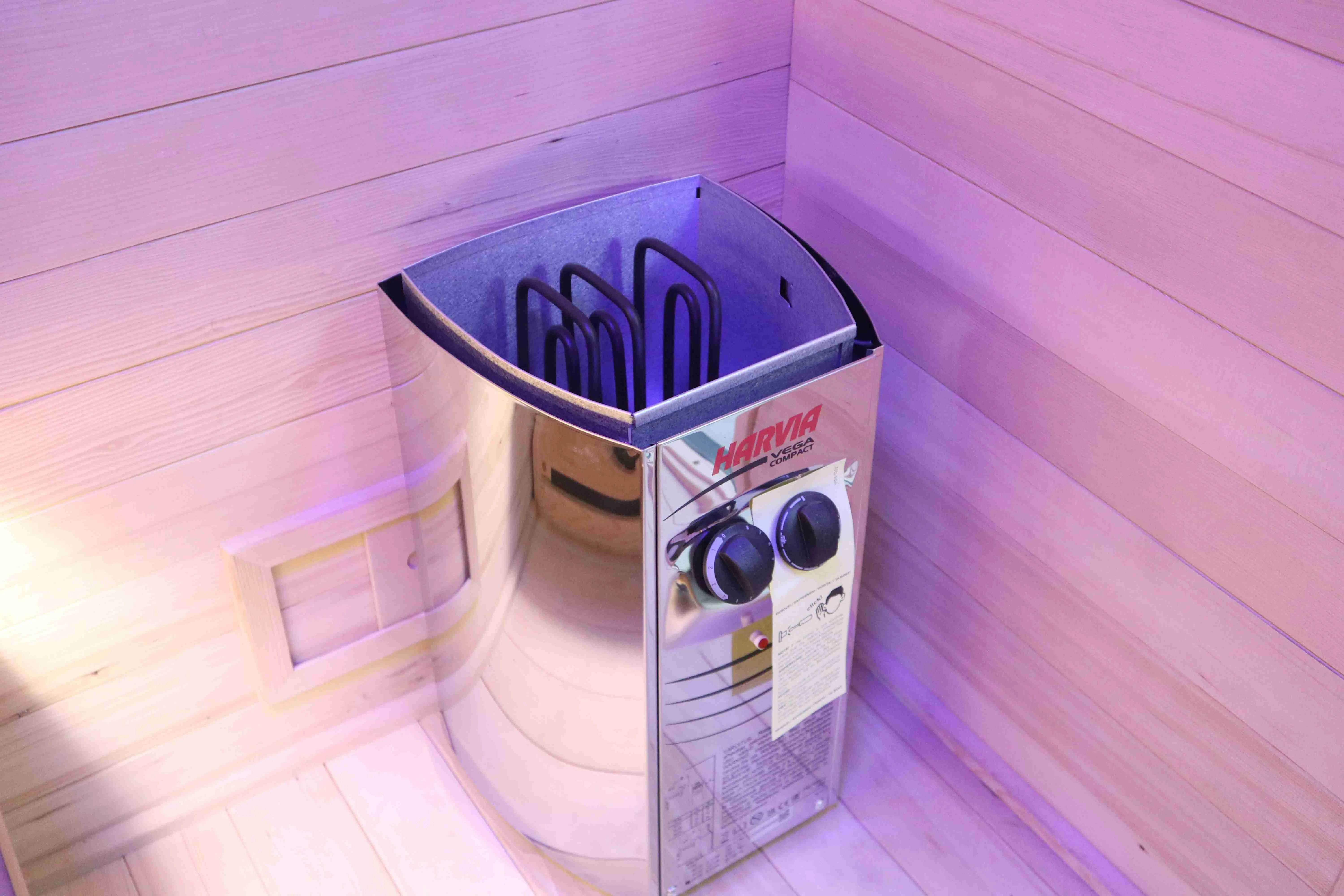 Strict Quality Control Dry Steam Sauna Room with Harvia Sauna Stove OEM ODM Sauna Room Supplier