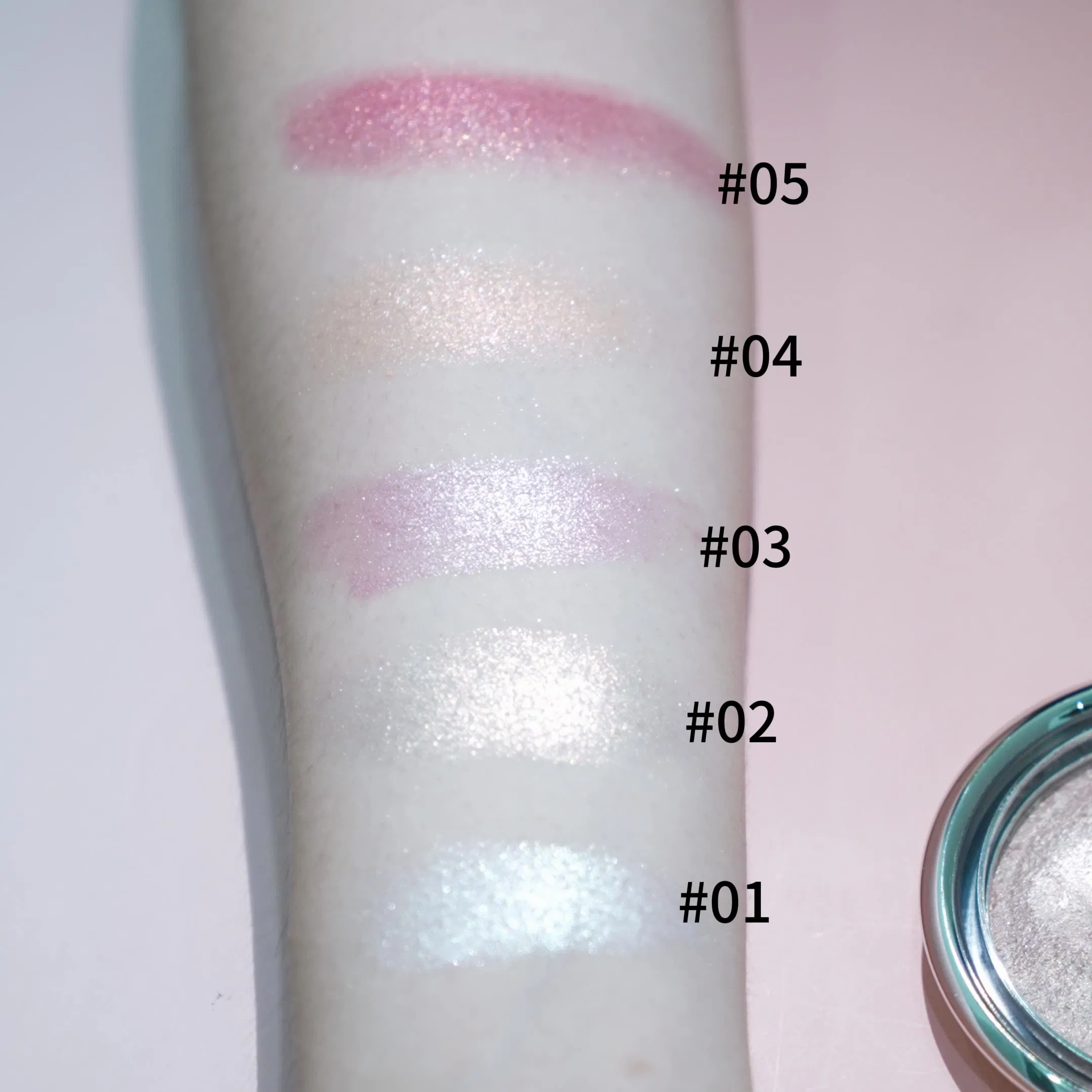 Custom Logo Bronzer Diamond Cream Highlighter Cosmetics Makeup Shimmer Face Illuminator Highlighter Cream