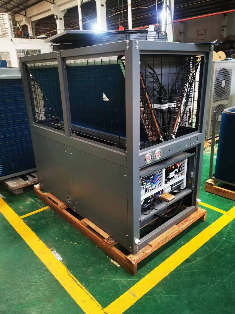 Deakon C2 PRO--52kw Commercial Hybrid Inverter Evi Air Source Heat Pump, WiFi APP Control, -25c Application