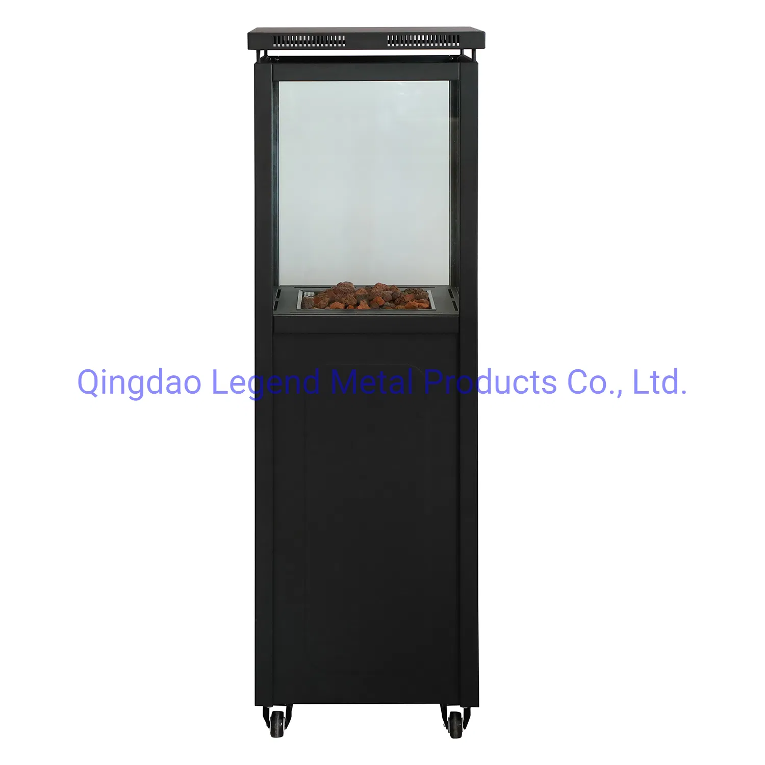 Free Standing Outdoor Patio Heater with Ods&Tile Device with Adjustable Flame