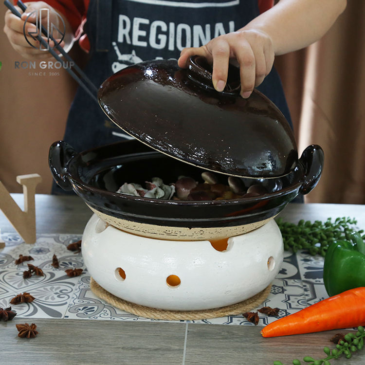 Nice Kitchen Holder Dish Clay Casseroles Hot Pot for Cooking Cookware Set