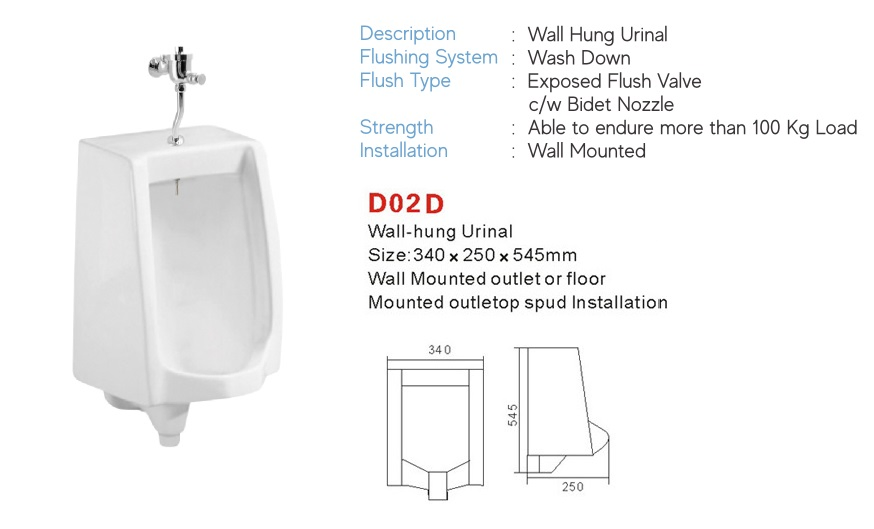 D02D Muslim Man Urinal, Sanitary Ware, Bathware