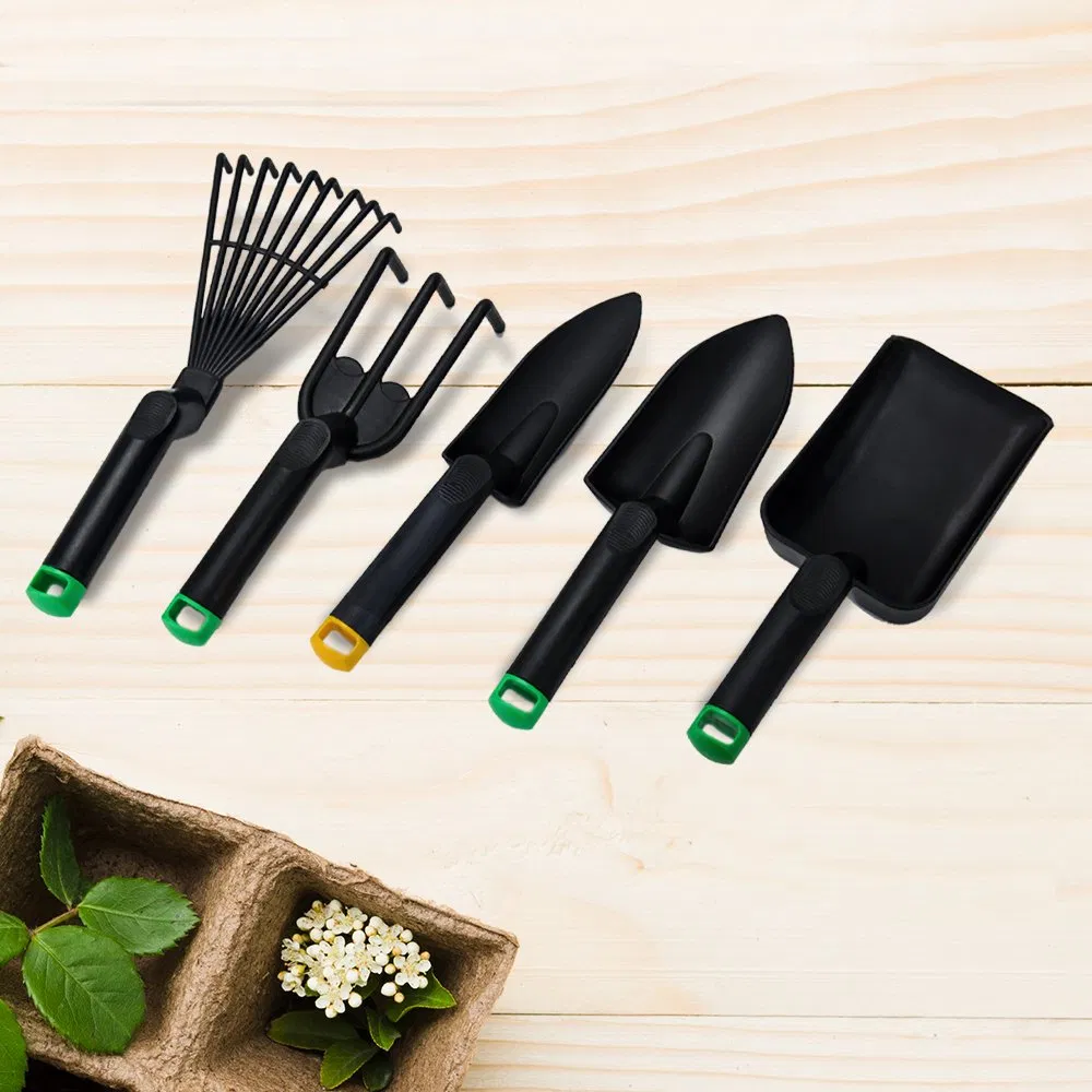 Plastic Garden Leaf Rake Mini Flowerpot Planting Tools Lawn Care Rake