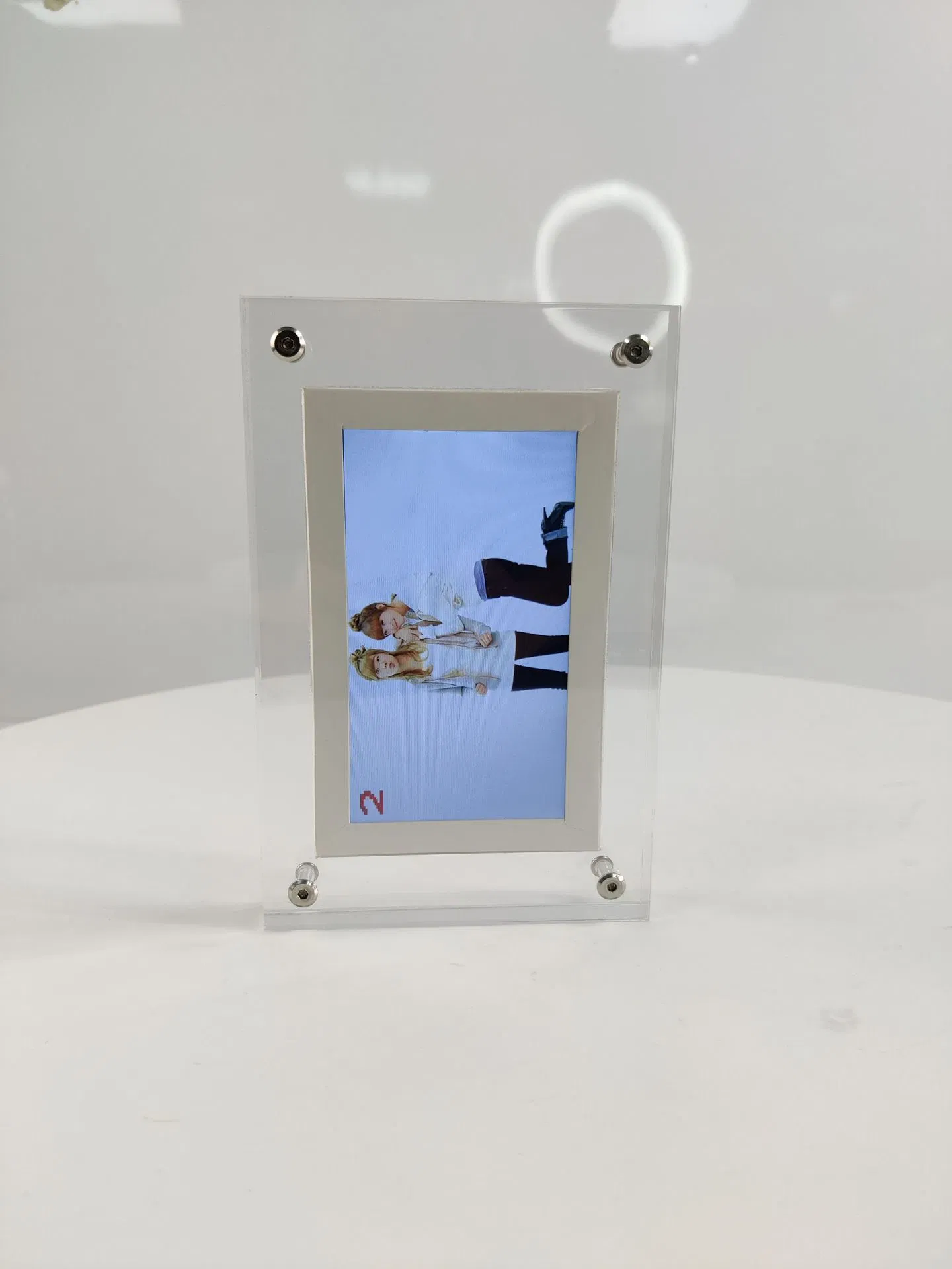5-Inch 7-Inch 10.1-Inch Advertisement Video IPS Screen Transparent Acrylic Digital Photo Frame