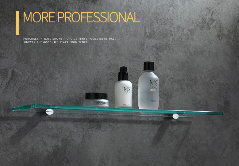 Настенная полка для ванной хром 6303