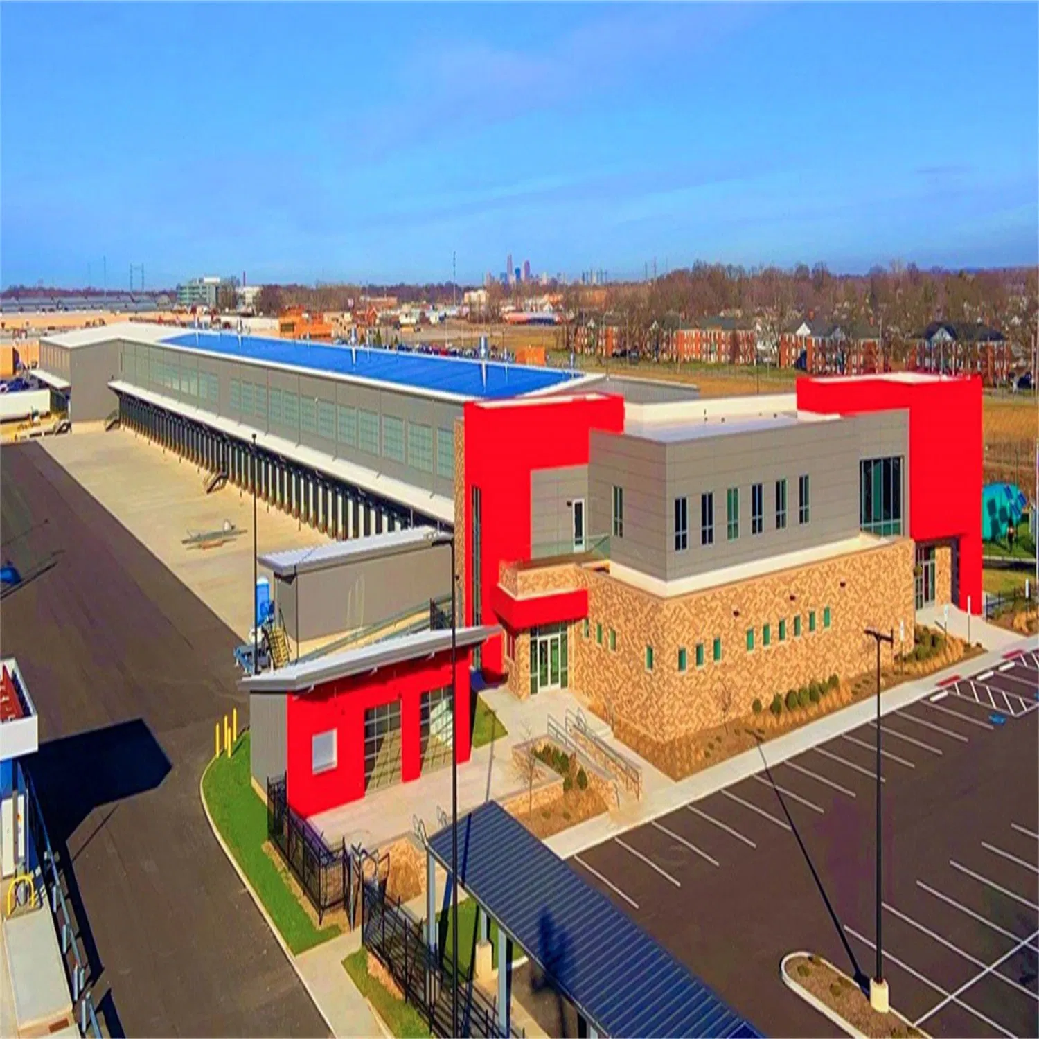 Prefab Steel Comprehensive Office Building Storage and Warehouse