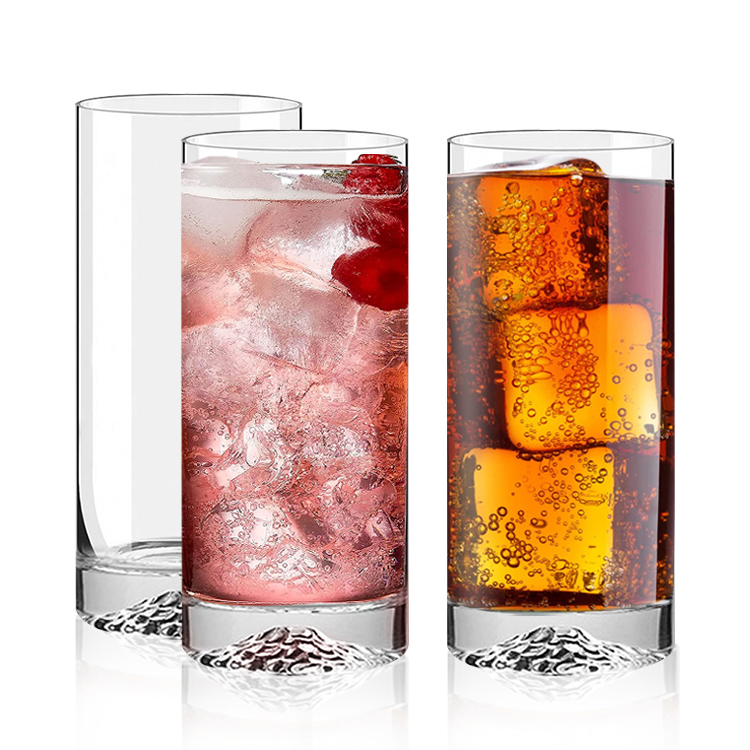 Unbreakable Highball Glasses Bottom Shape Engravingcrystal Glassware