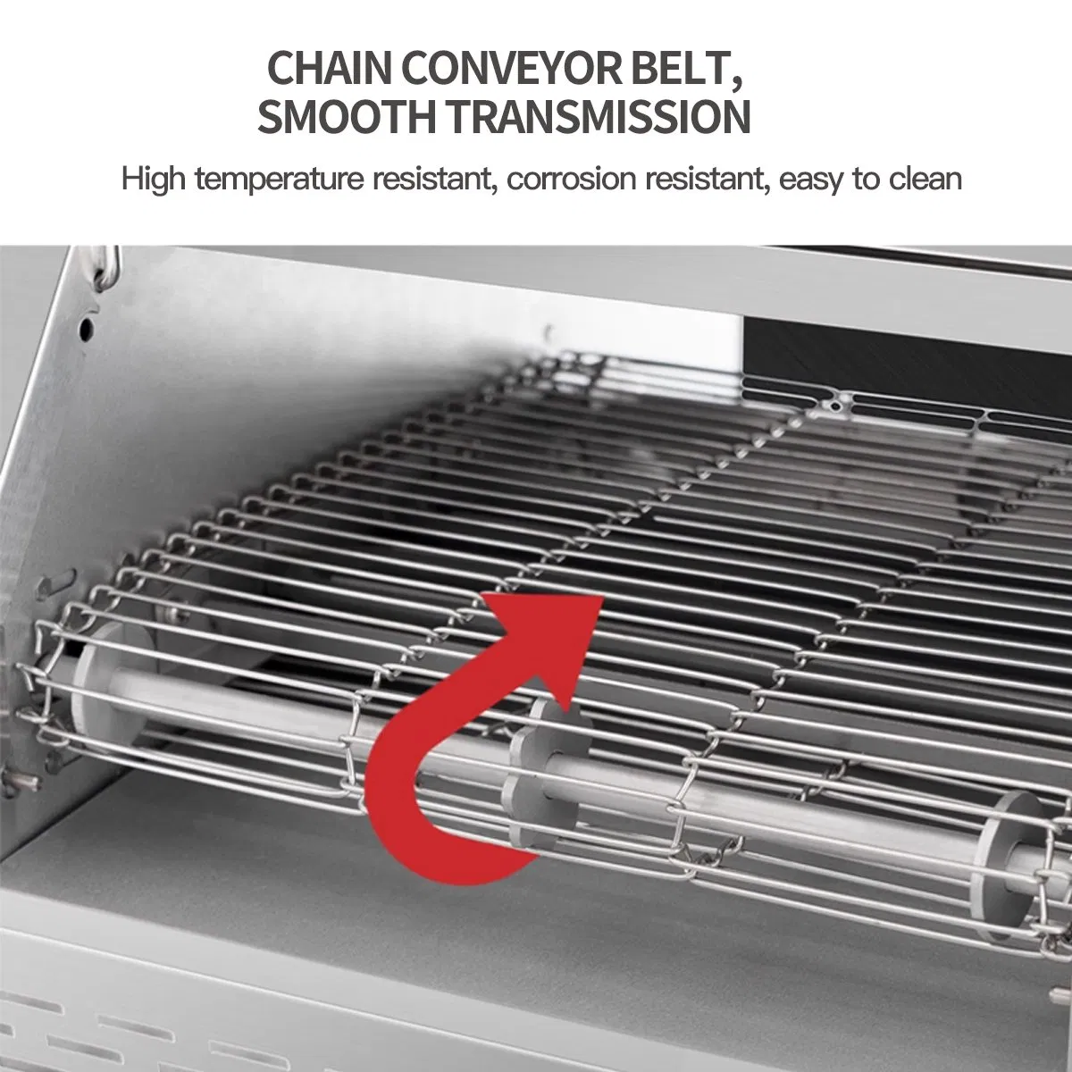 Commercial Electric Chain Rotary Bread Toaster