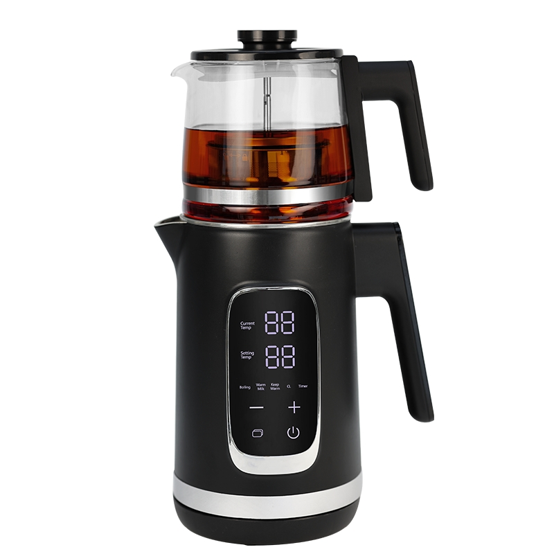 New Arrival 1500W Digital Screen Electric Kettle Stainless Steel Electric Samovar Tea Maker with Adjustable Temperature Display