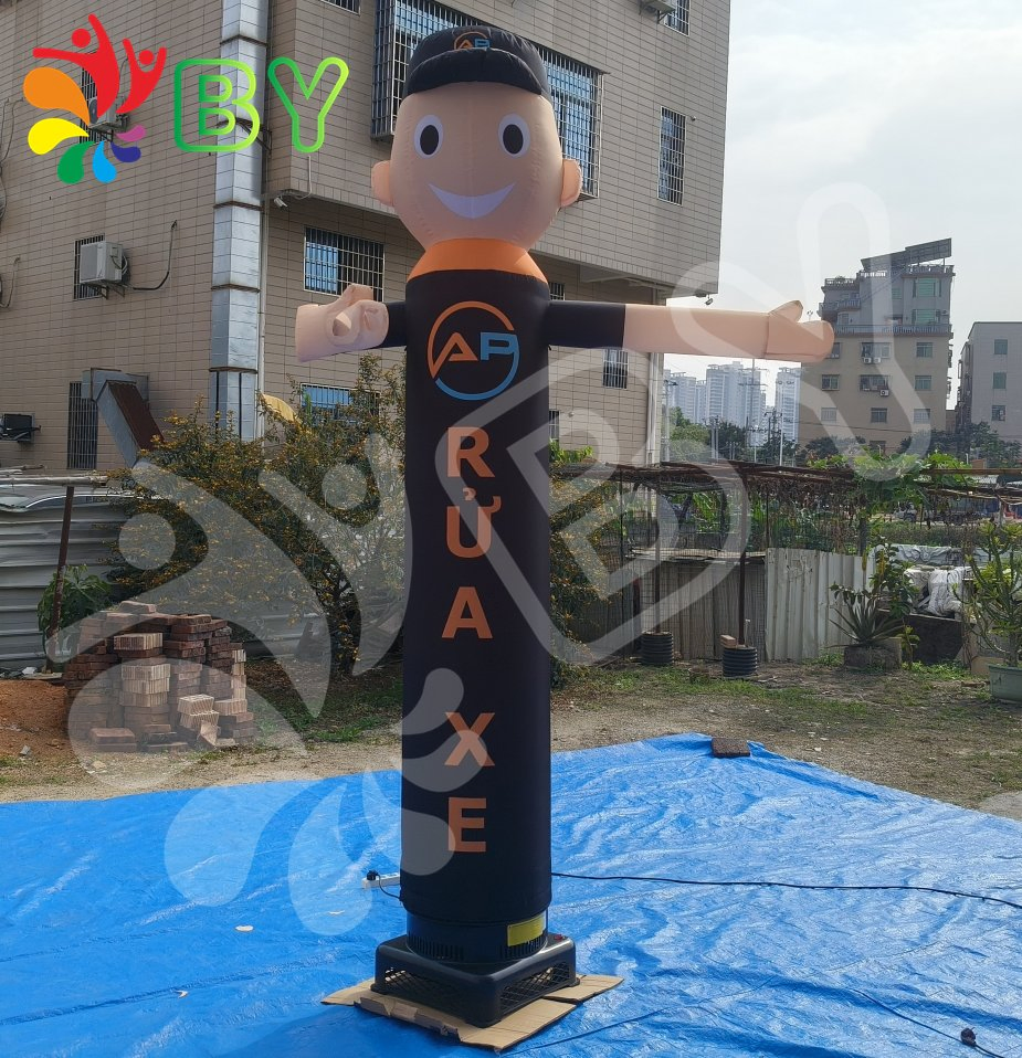 Factory Price Double Legs Popular High Quality Cowboy Wind Man Air Puppet Inflatable Sky Dancer for Sale