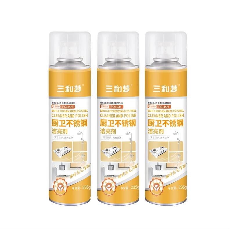 Premium Stainless Steel Cleaner Spray for Household Use
