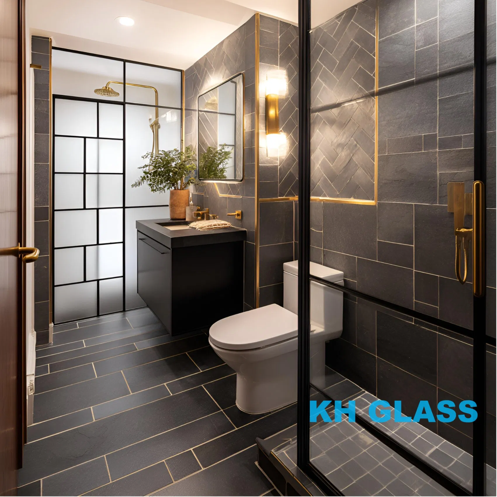 Stylish Glass Art Partition with Unique Patterns and Max Thickness of 25mm