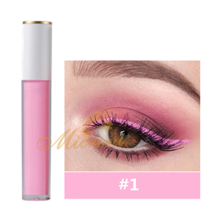 Private Label Logo Colorful Liquid Eye Shadow Pen Bright-Colored Liquid Eyeliner