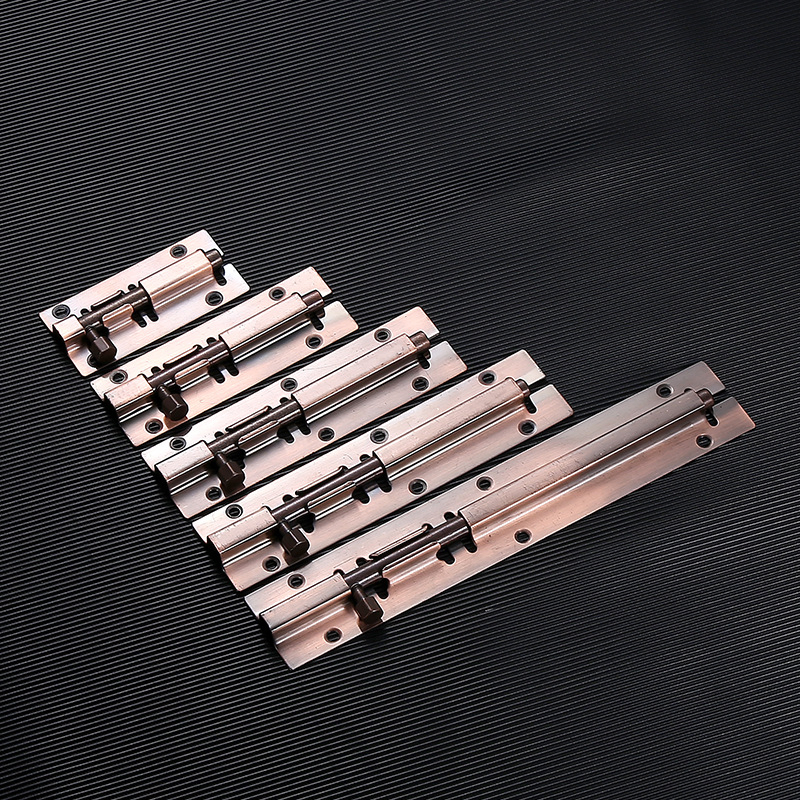 Red Ancient Green Bronze Black Stainless Steel Bolt 3-8 Inch Window Door Latch Wooden Door Bolt for Engineering Furniture