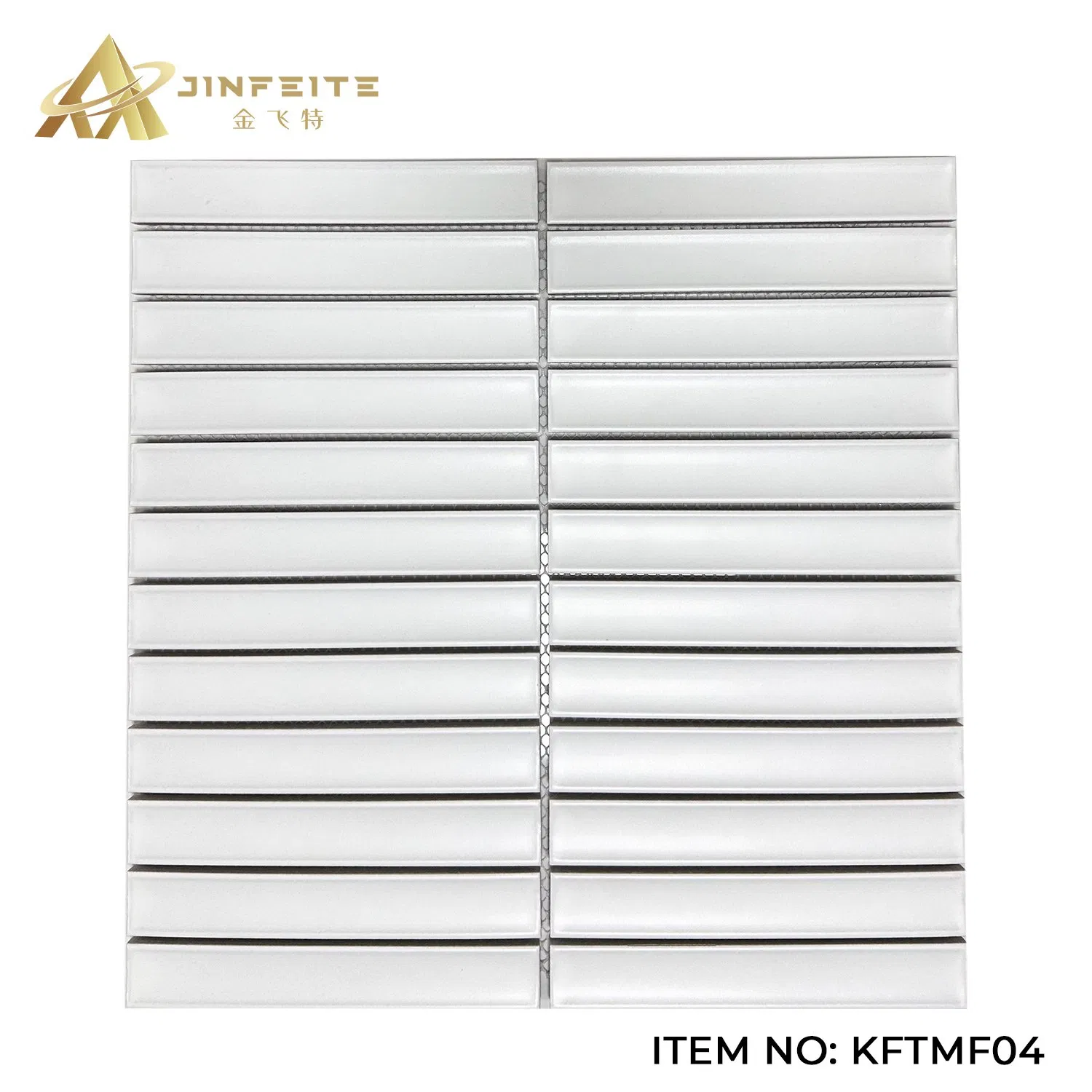 Серая глянцевая мозаика из фарфора для роскошного дизайна