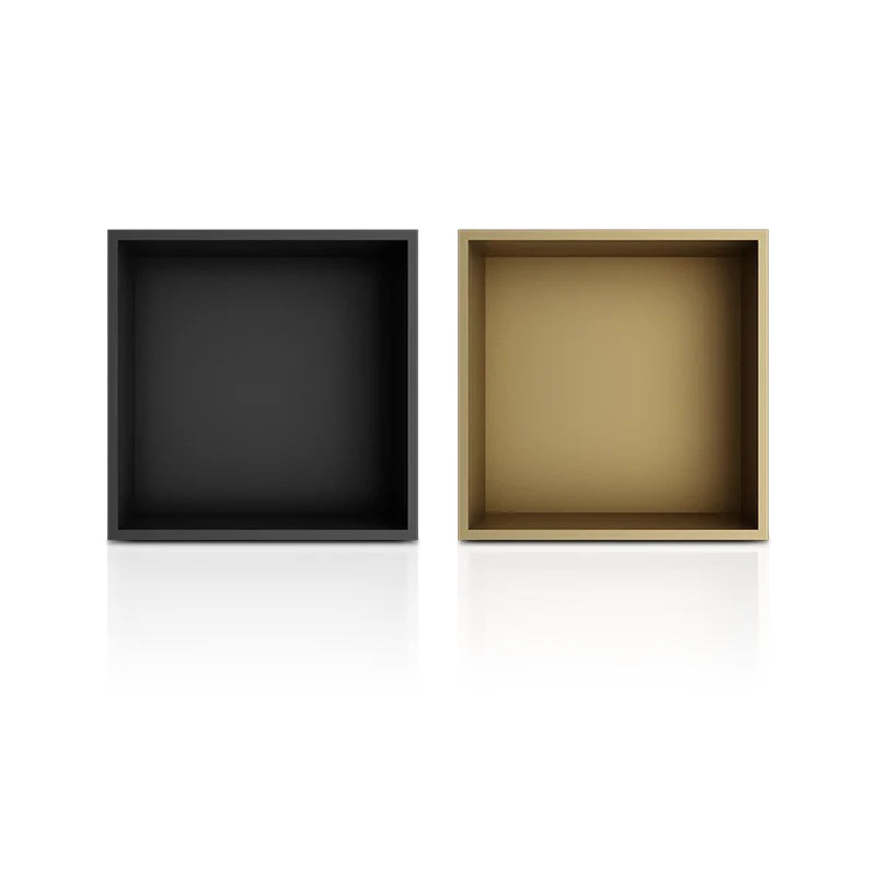 Niche Bathroom Embedded Customized 304 Stainless Steel Partition Fashion Bathroom Shower Niche Cabinet Shelf