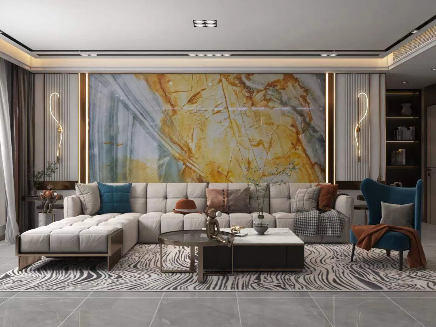 Luxury Stone Brazil Background Wall Flooring Tiles