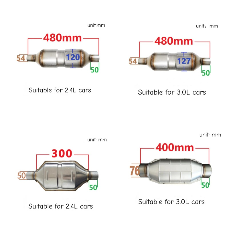 Катализатор выхлопной системы автомобиля универсальный