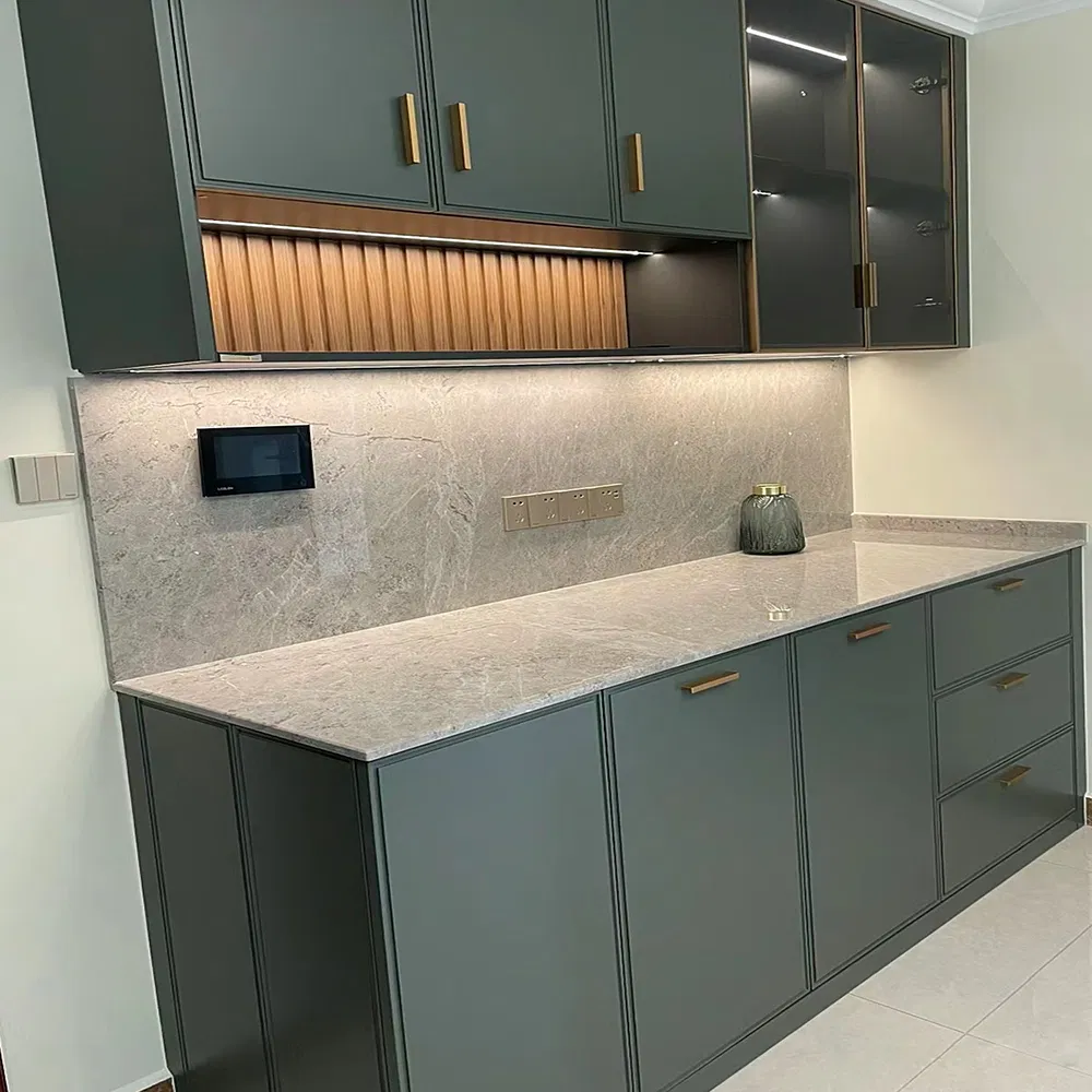 High Quality Artificial Stone Kitchen Island and Kitchen Furniture