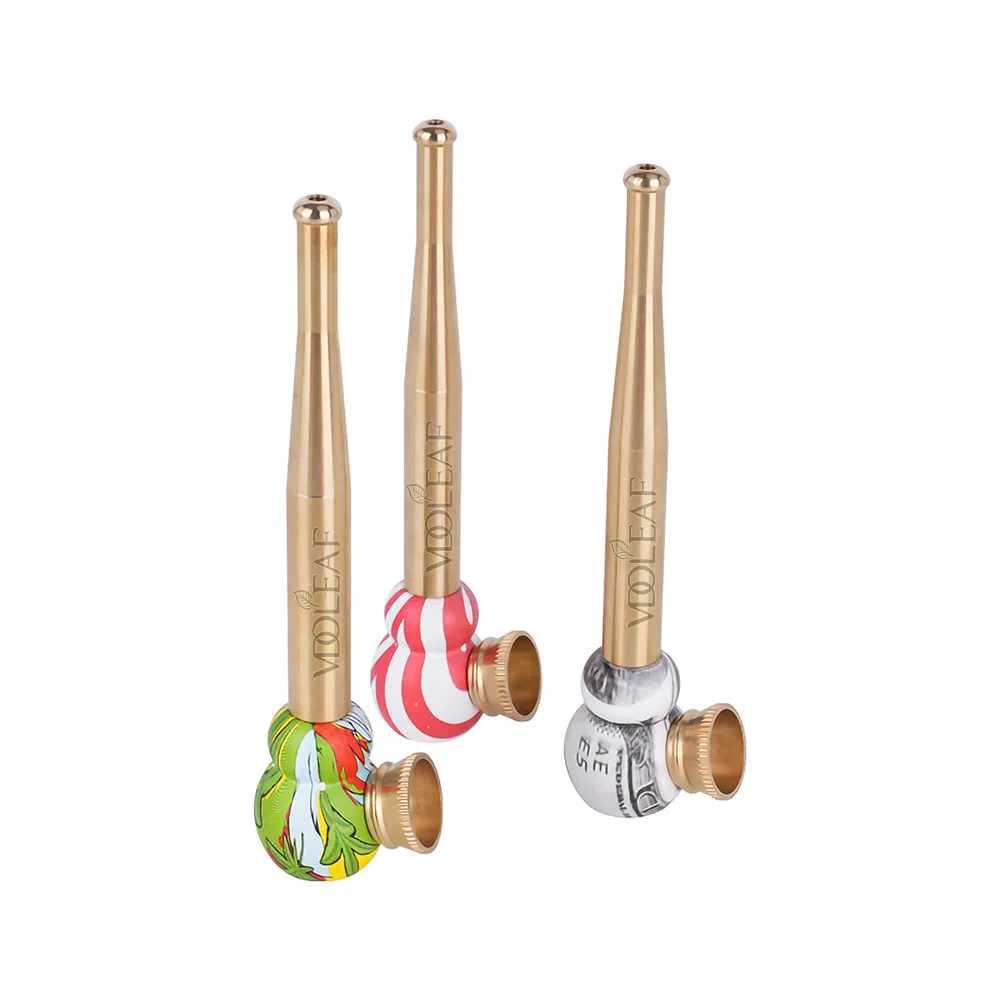 Metal Zinc Alloy Smoking Herb Pipe Detachable Smoking Hand Spoon Pipes Fit Dry Herb