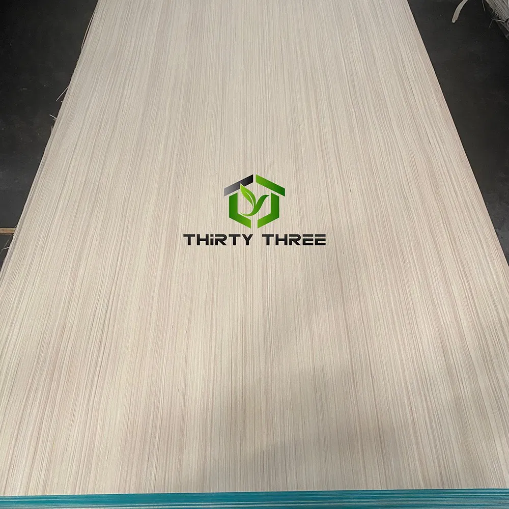 4*8 Feet High Density Recon Poplar Engineered Wood Veneer for Laminated Plywood