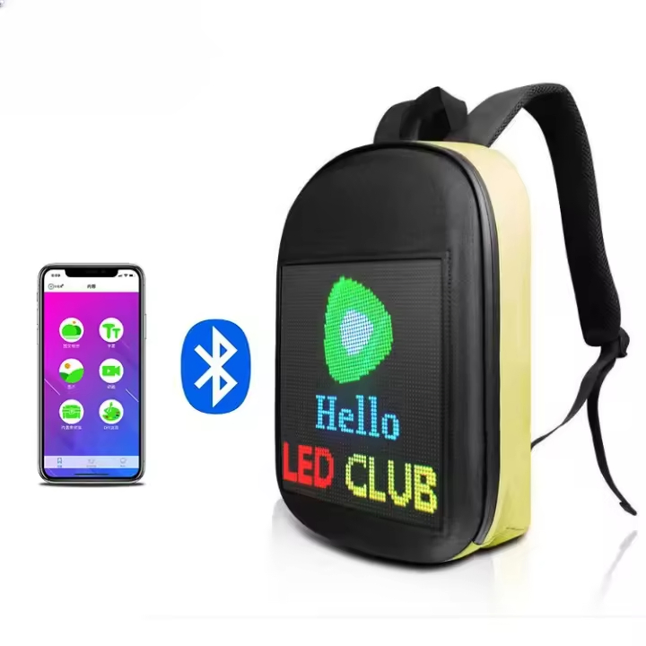 Hot Selling Large Capacity Walking Digital Backpack Sport LED Bag