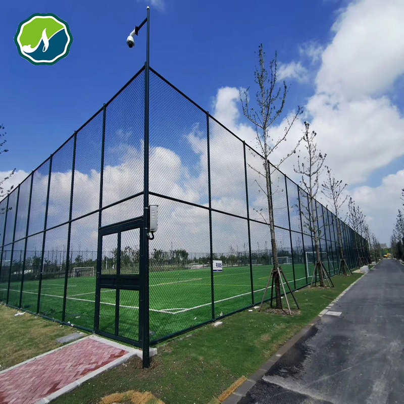 Basketball Court Chain Link Fence 36 Inch Galvanized Stadium Fence