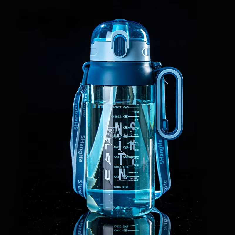 Спортивная бутылка для воды Tritan, 1.6 л, с кастомным лого