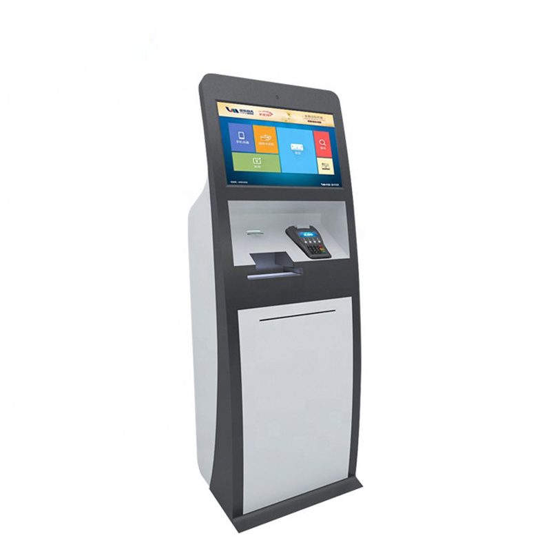 Deposit Withdraw Cash Bank Screen Kiosk Wireless ATM by China Manufacturer
