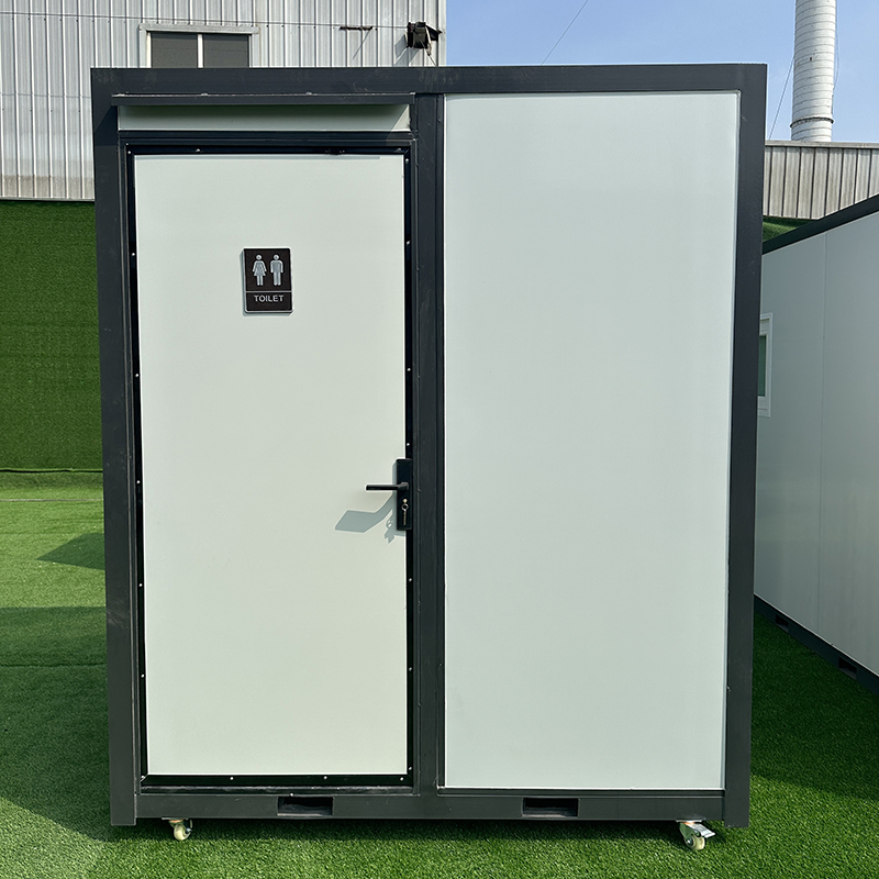 Fully Equipped Outdoor Container Toilet House Prefabricated Backyard Portable Bathroom Movable Toilet
