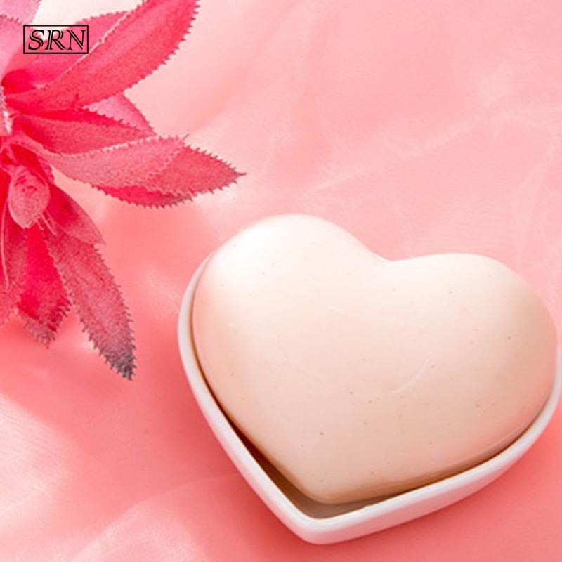 Custom Brand Organic Essential Oil Soap Smoothing Brightening Peach Buttocks Handmade Bath Soap Bar