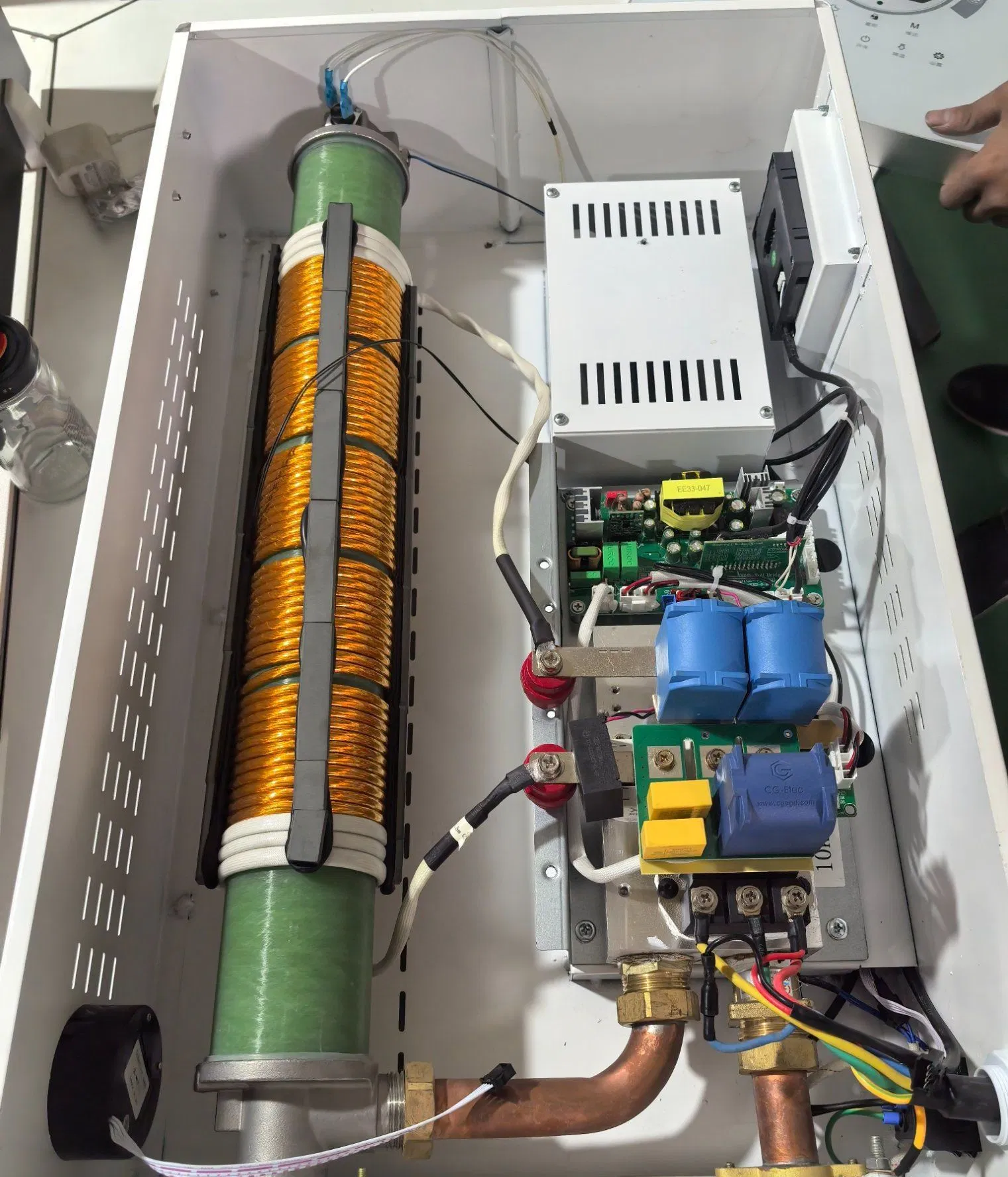 New Manual Remote Control 15kw Induction Electromagnetic Heating Device Electric Heater 12kw