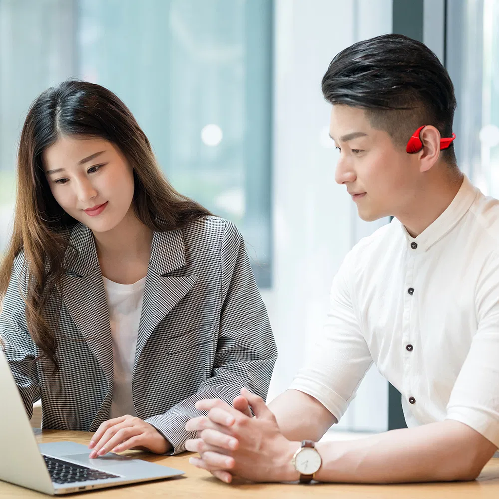 Es-938 Sports Headset MP3 Player Earphones Open Ear Earhook Wireless Bone Conduction Headband Headphones